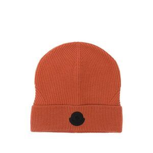 MONCLER Essential Rib Knit Beanie Men 382 Hats & Caps